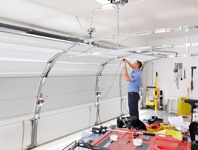 Garage door cable repair service by Los Angeles Garage Door Repair in Los Angeles