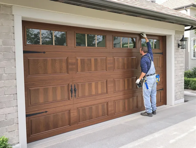Custom garage door showcase by Los Angeles Garage Door Repair in Los Angeles