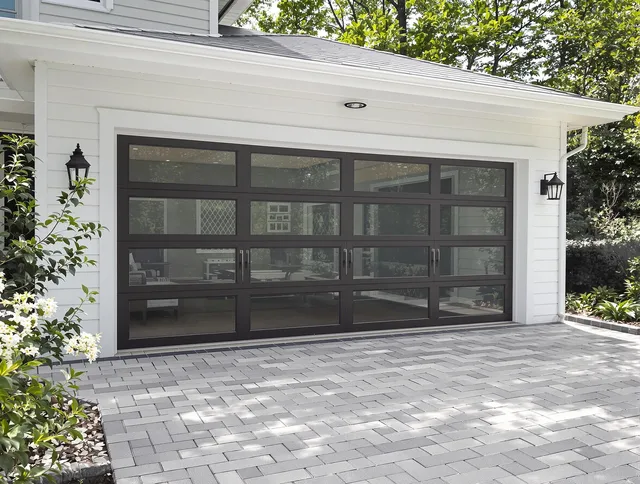 Los Angeles Garage Door Repair design specialist presenting custom garage door options to Los Angeles homeowner