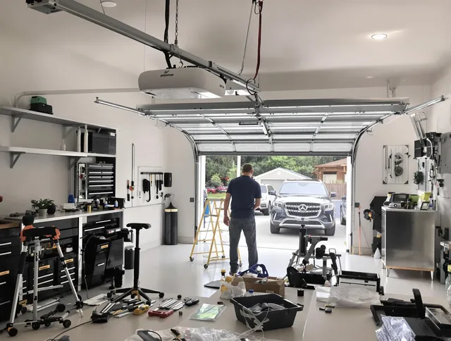 Garage door opener installation by Los Angeles Garage Door Repair in Los Angeles