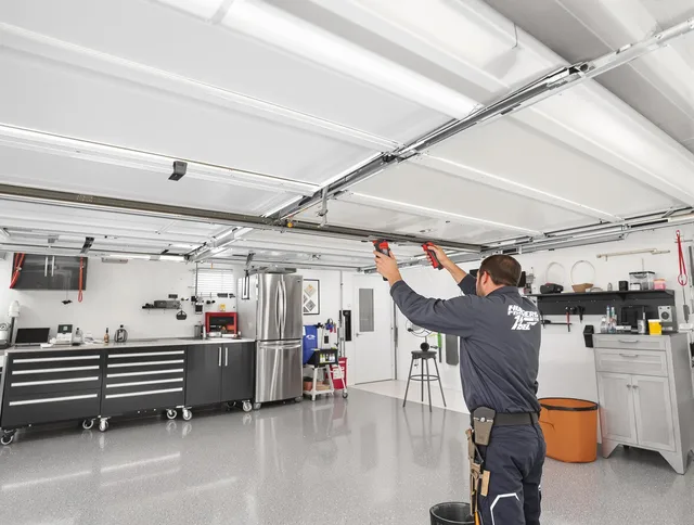 Overhead garage door repair service by Los Angeles Garage Door Repair in Los Angeles