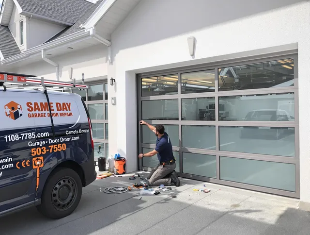 Same-day garage door repair service by Los Angeles Garage Door Repair in Los Angeles