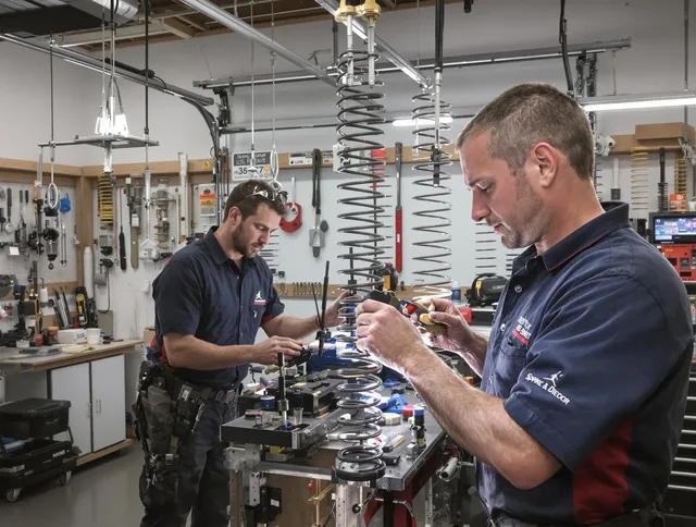 Garage door spring repair service by Los Angeles Garage Door Repair in Los Angeles